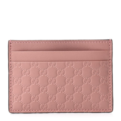 Gucci Microguccissima Card Holder Soft Pink 1 of 7