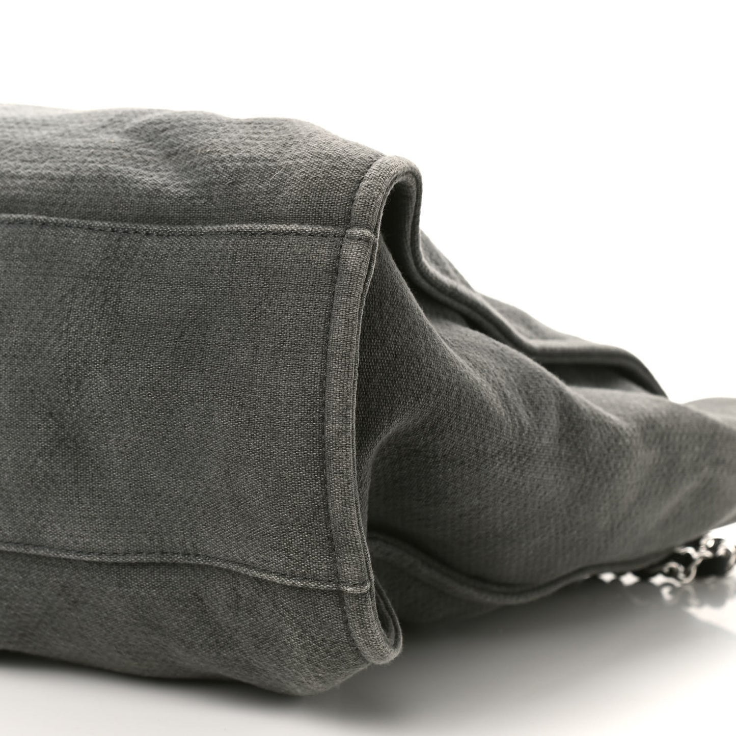 Canvas Extra Large Deauville Tote Grey