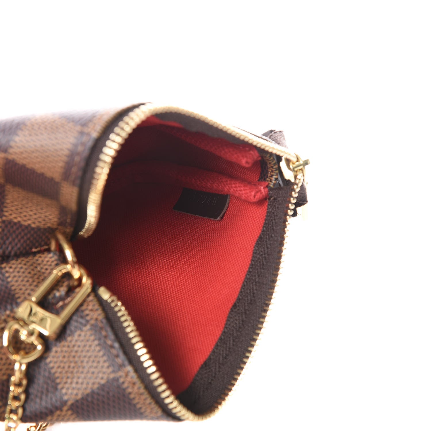 Louis Vuitton Damier Ebene Mini Pochette Accessories 8 of 9