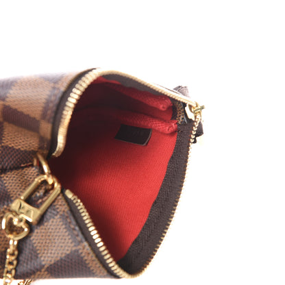 Louis Vuitton Damier Ebene Mini Pochette Accessories 8 of 9
