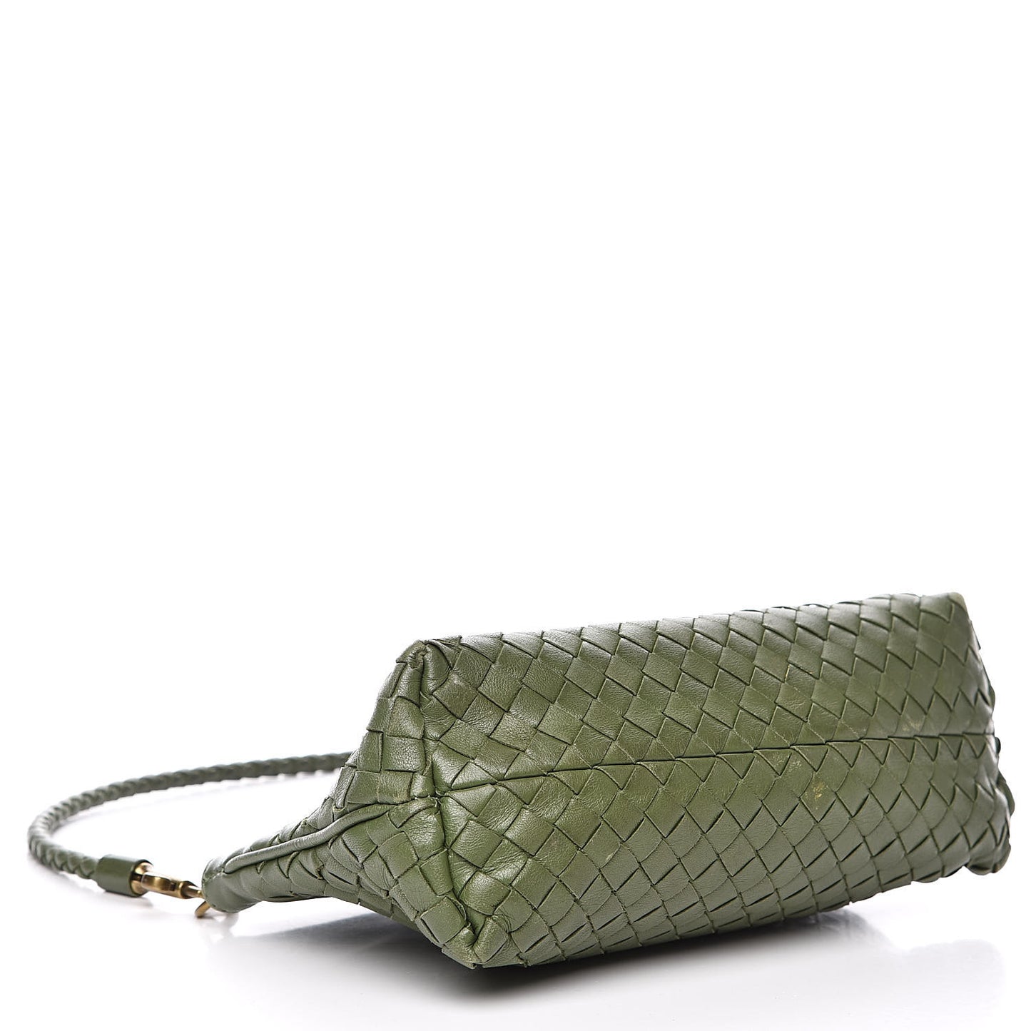 Nappa Intrecciato Mini Shoulder Bag Foglia