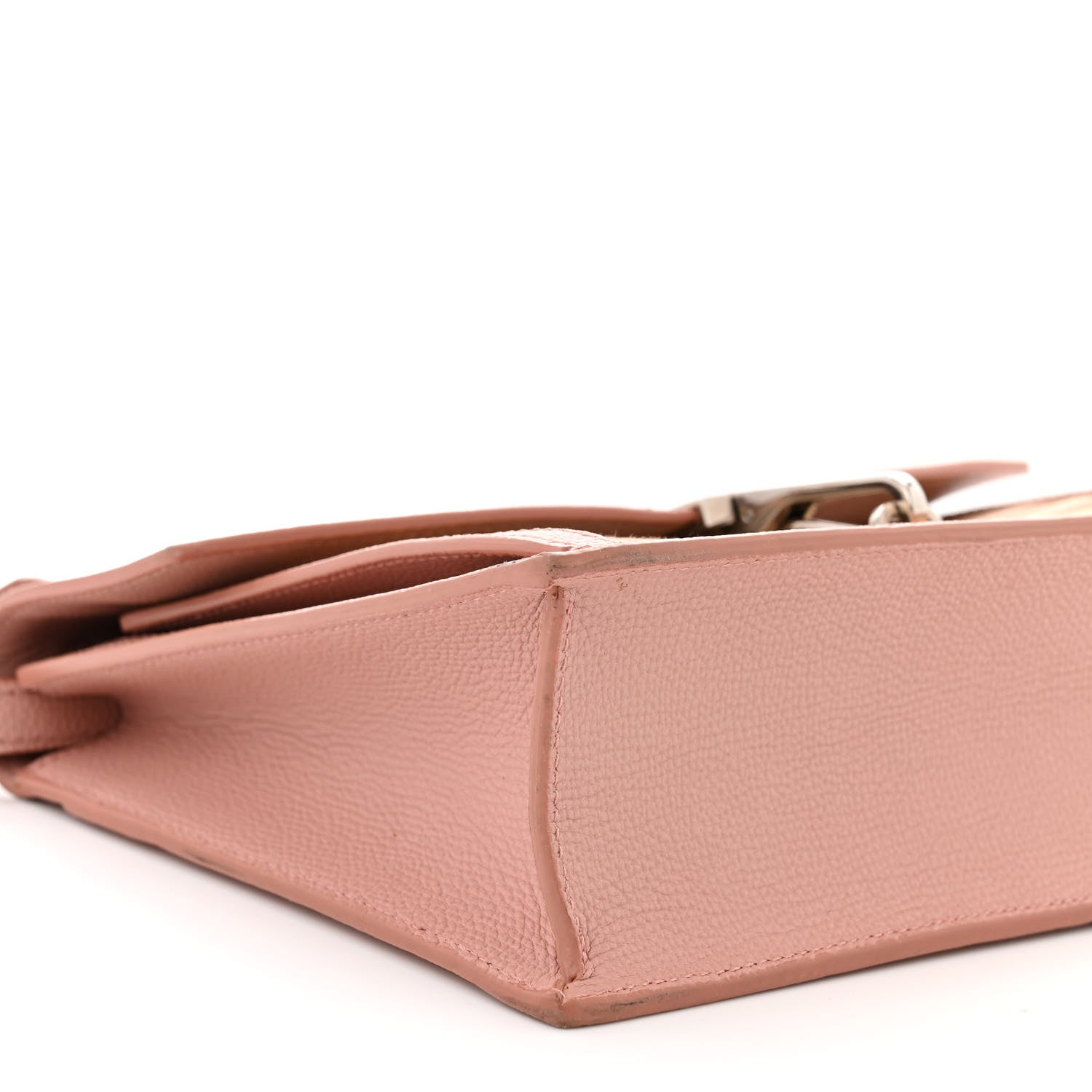 Burberry Grainy Calfskin Vintage Check Small Macken Crossbody Bag Ash Rose 10 of 16