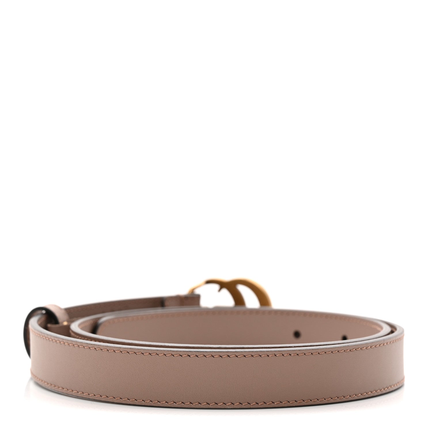 Gucci Calfskin Double G 20mm Belt 75 30 Porcelain Rose 2 of 5