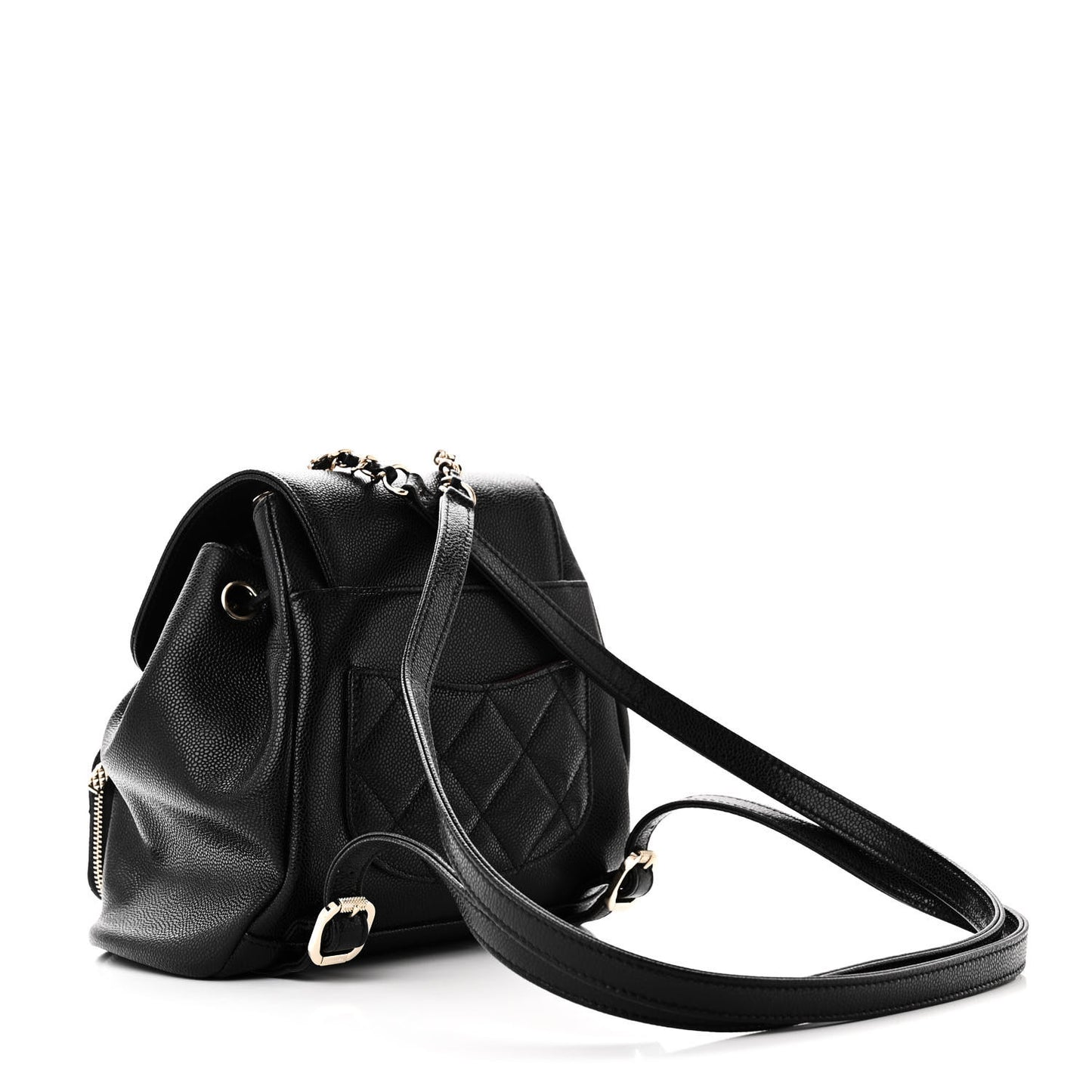 Caviar Quilted Mini Business Affinity Backpack Black