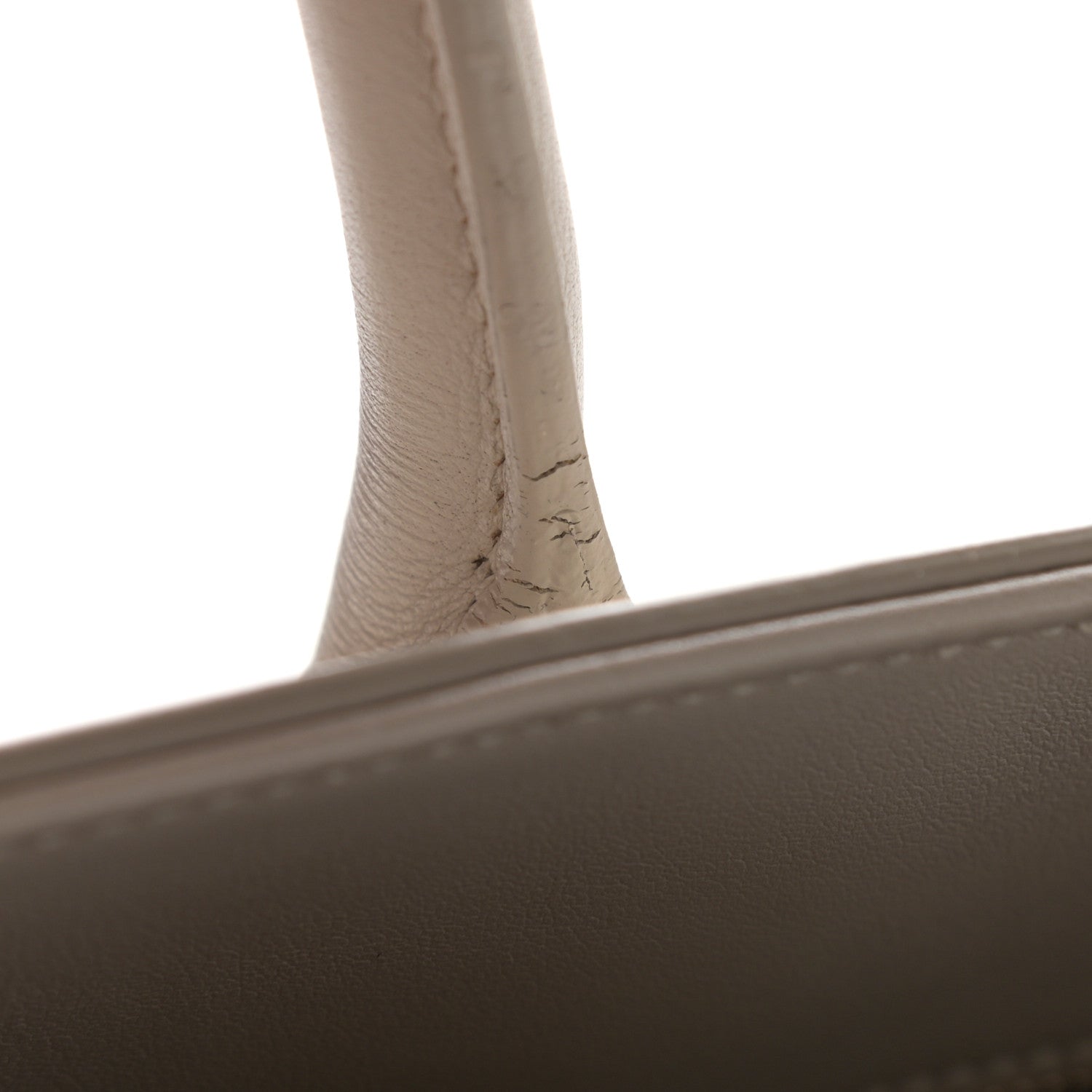 Saint Laurent Calfskin Studded Small Sac De Jour White 16 of 20