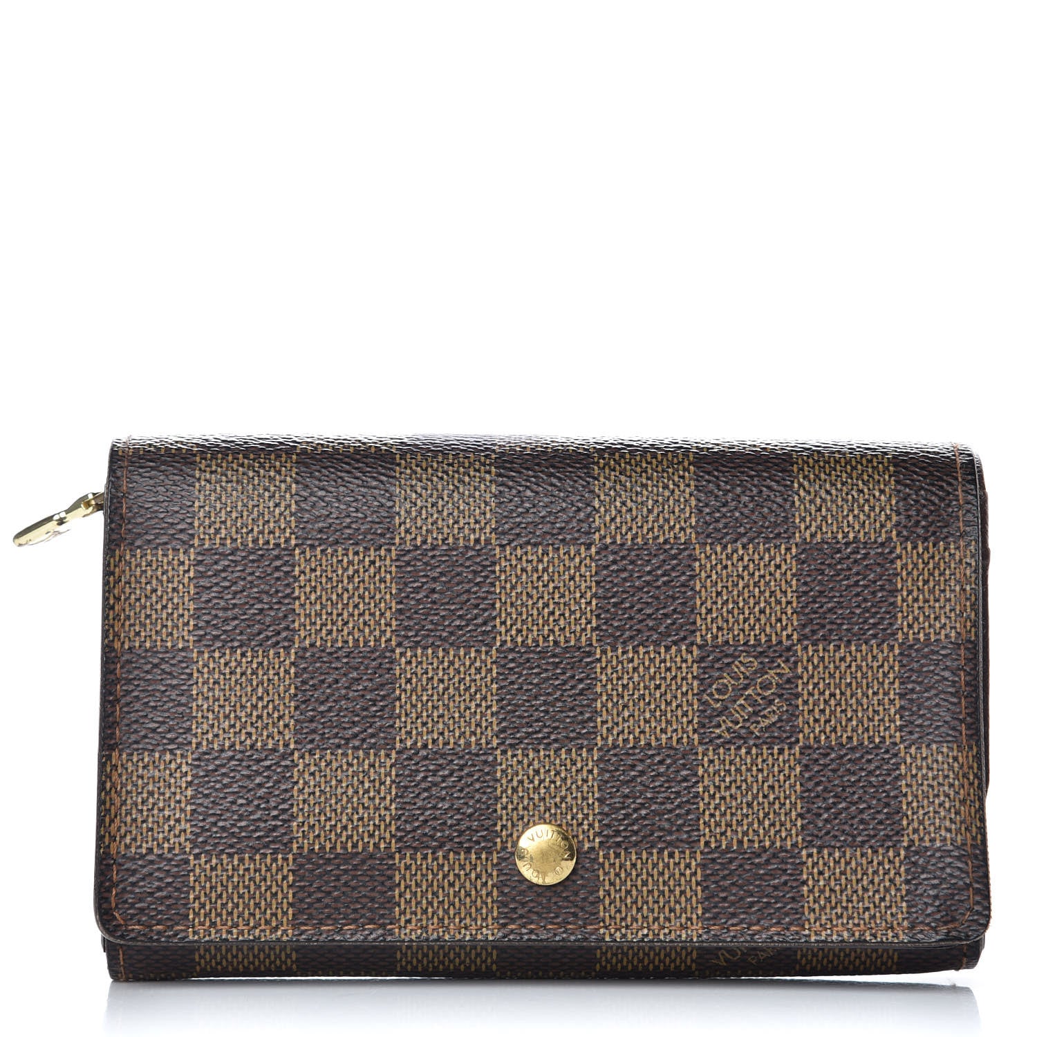 Louis Vuitton Damier Ebene Porte-Monnaie Tresor Wallet 1 of 9