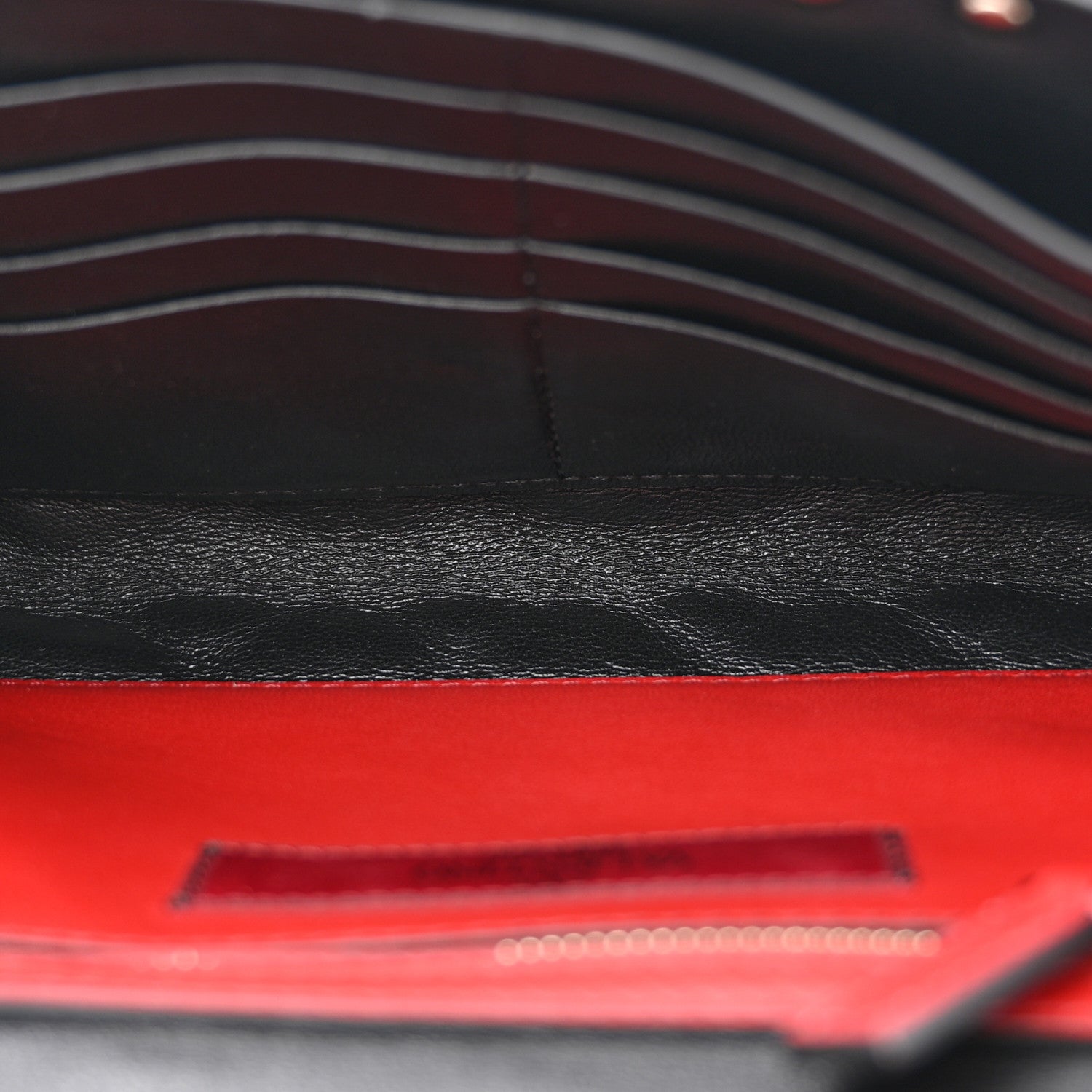 Valentino Garavani Nappa Rockstud Spike Flower Wallet on Chain Black Ivory 5 of 11