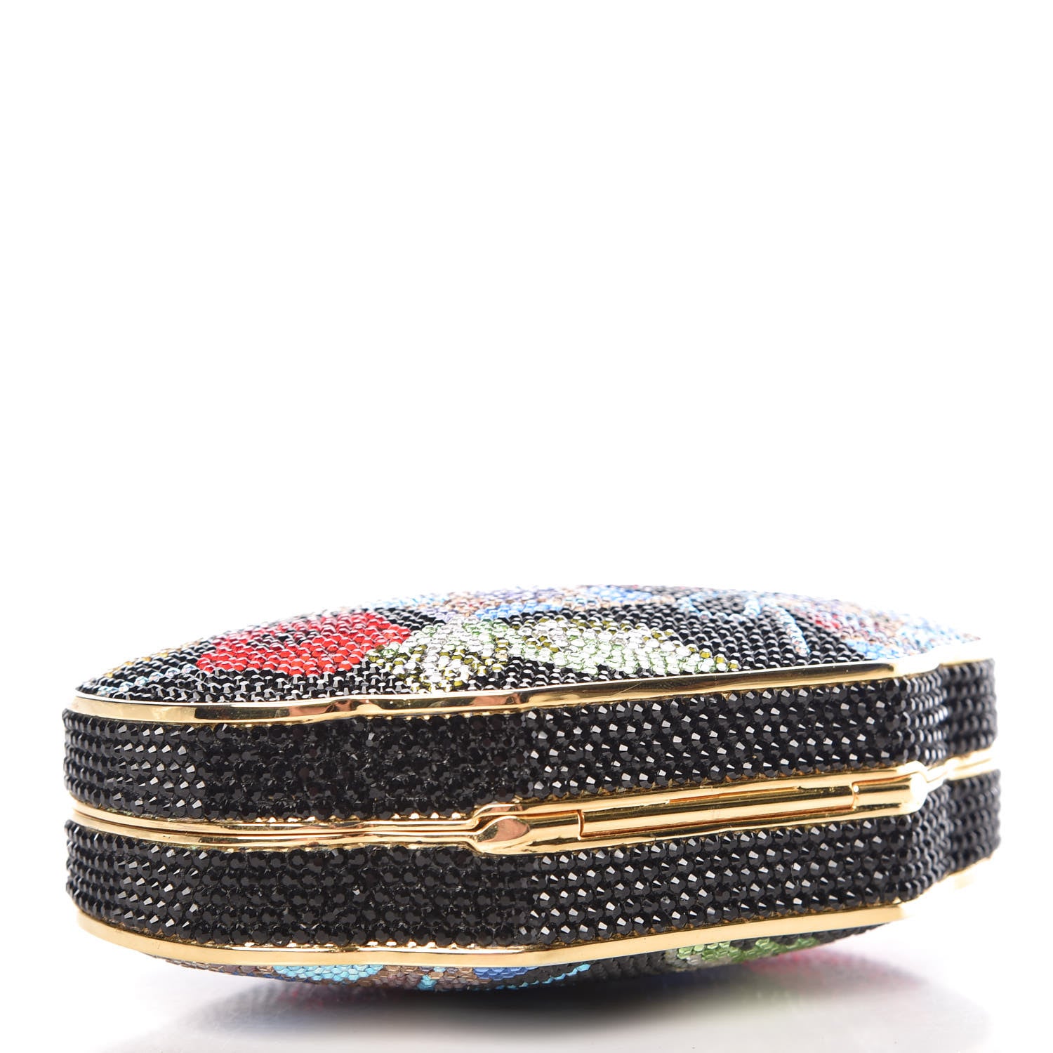 Judith Leiber Swarovski Crystal Miniaudiere Clutch Multicolor 4 of 10