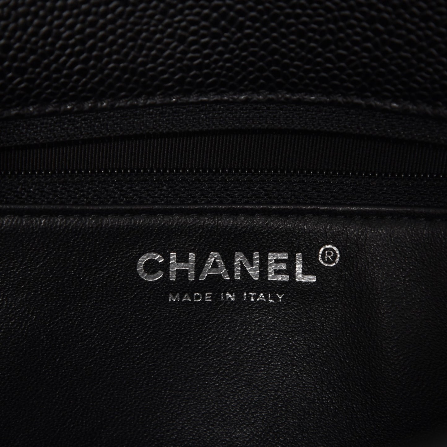 Caviar Quilted Medium Kelly Flap Bag Black