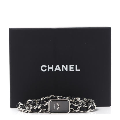 Chanel Stainless Steel Lambskin 16mm Premiere Rock Triple Row Quartz Watch Black 5 of 5