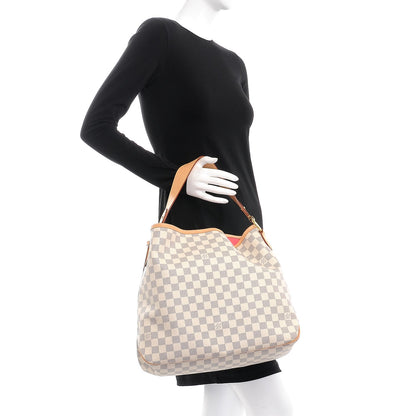 Louis Vuitton Damier Azur Delightful MM Pink 2 of 10