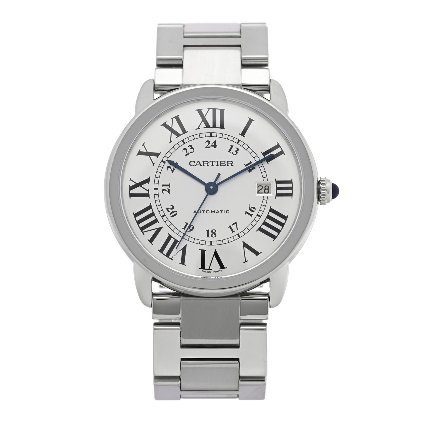 Stainless Steel 42mm Ronde Solo Automatic Watch