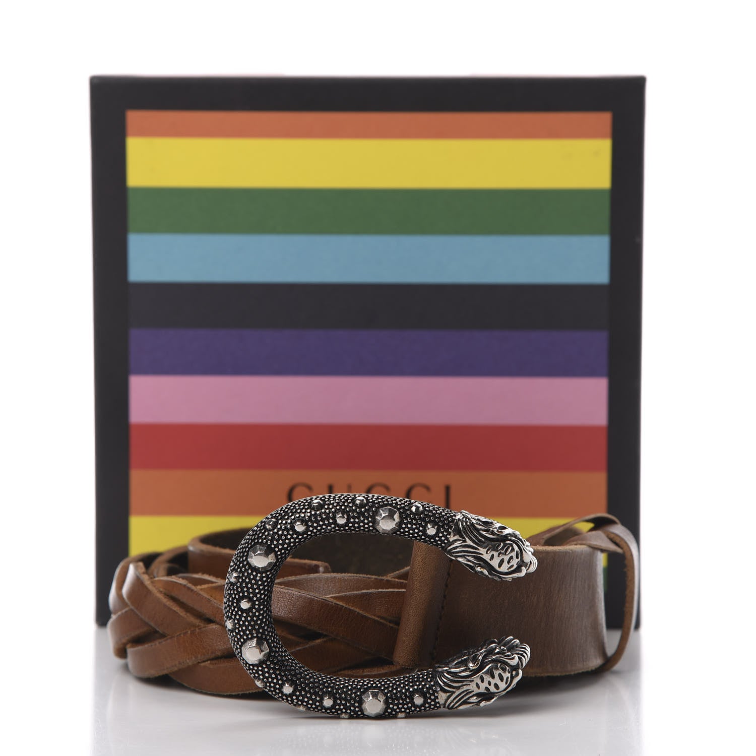 Gucci Calfskin Braided Dionysus Belt 90 36 Cuir 8 of 8