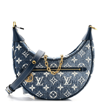 Louis Vuitton Monogram Jacquard Denim Loop Bleu 1 of 10