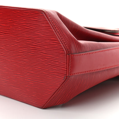 Louis Vuitton Epi Sac D'Epaule GM Castillan Red 8 of 11