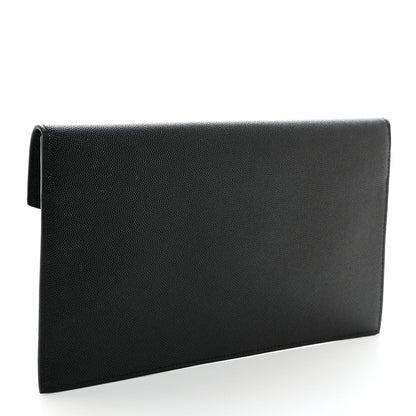 Saint Laurent Grain De Poudre Uptown Pouch Black 3 of 8