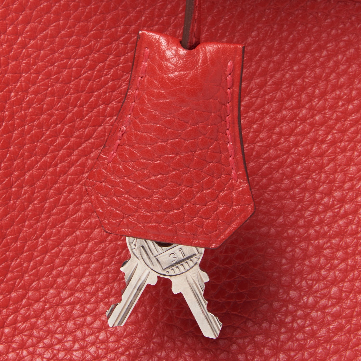 Hermes Taurillon Clemence Kelly Retourne 32 Rouge Casaque 28 of 32