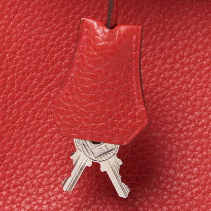 Hermes Taurillon Clemence Kelly Retourne 32 Rouge Casaque 28 of 32