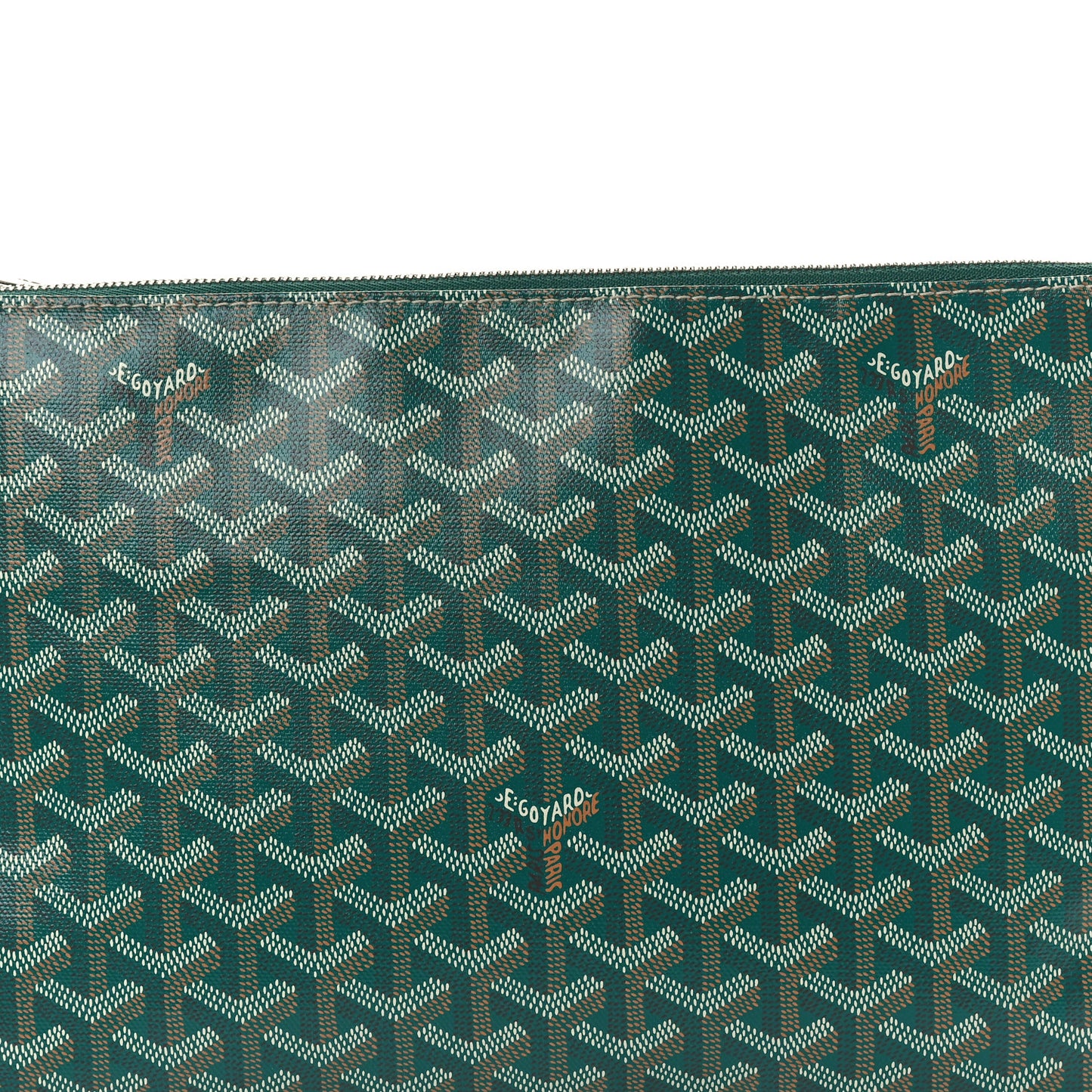 Goyardine Senat Pochette MM Green
