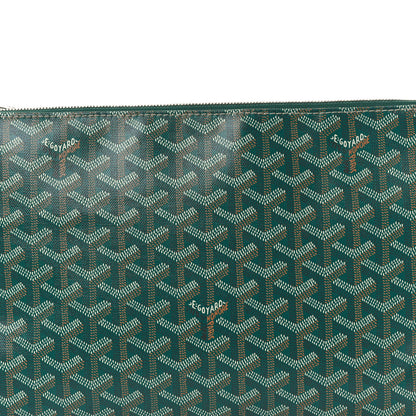 Goyard Goyardine Senat Pochette MM Green 7 of 7