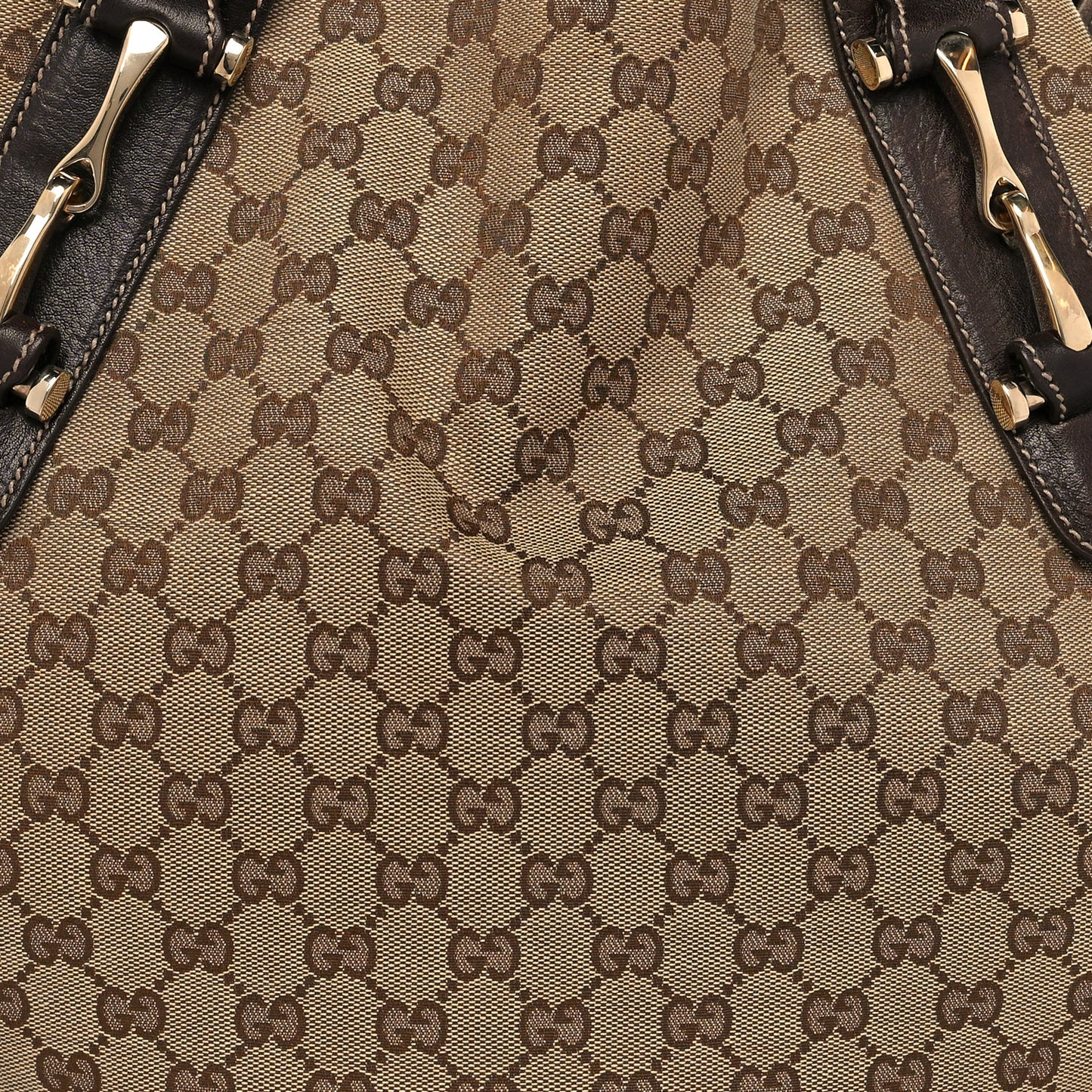 Monogram Medium Pelham Shoulder Bag Dark Brown