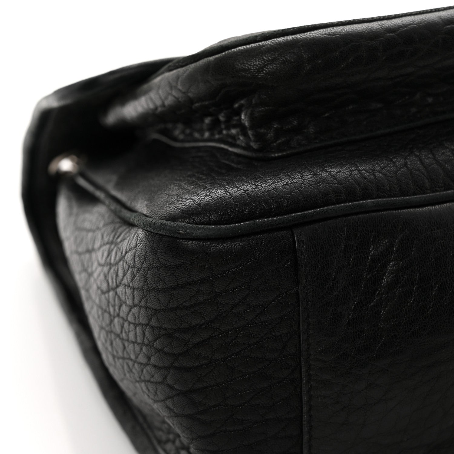 Saint Laurent Grained Lambskin Monogram Large Niki Chain Satchel Black 13 of 13
