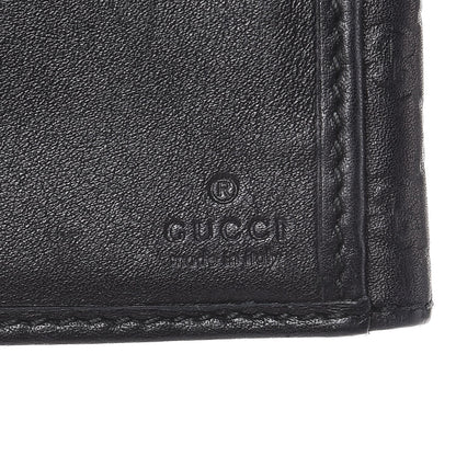 Gucci Soft Microguccissma Dice Continental Wallet Black 6 of 7