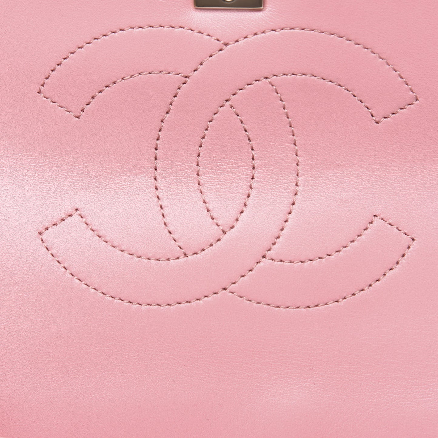 Lambskin Quilted Small Trendy CC Flap Dual Handle Bag Pink
