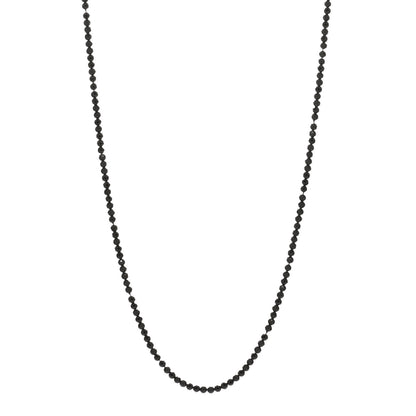 Elizabeth Locke 19K Yellow Gold Black Spinel Francesca Clasp Necklace 1 of 3