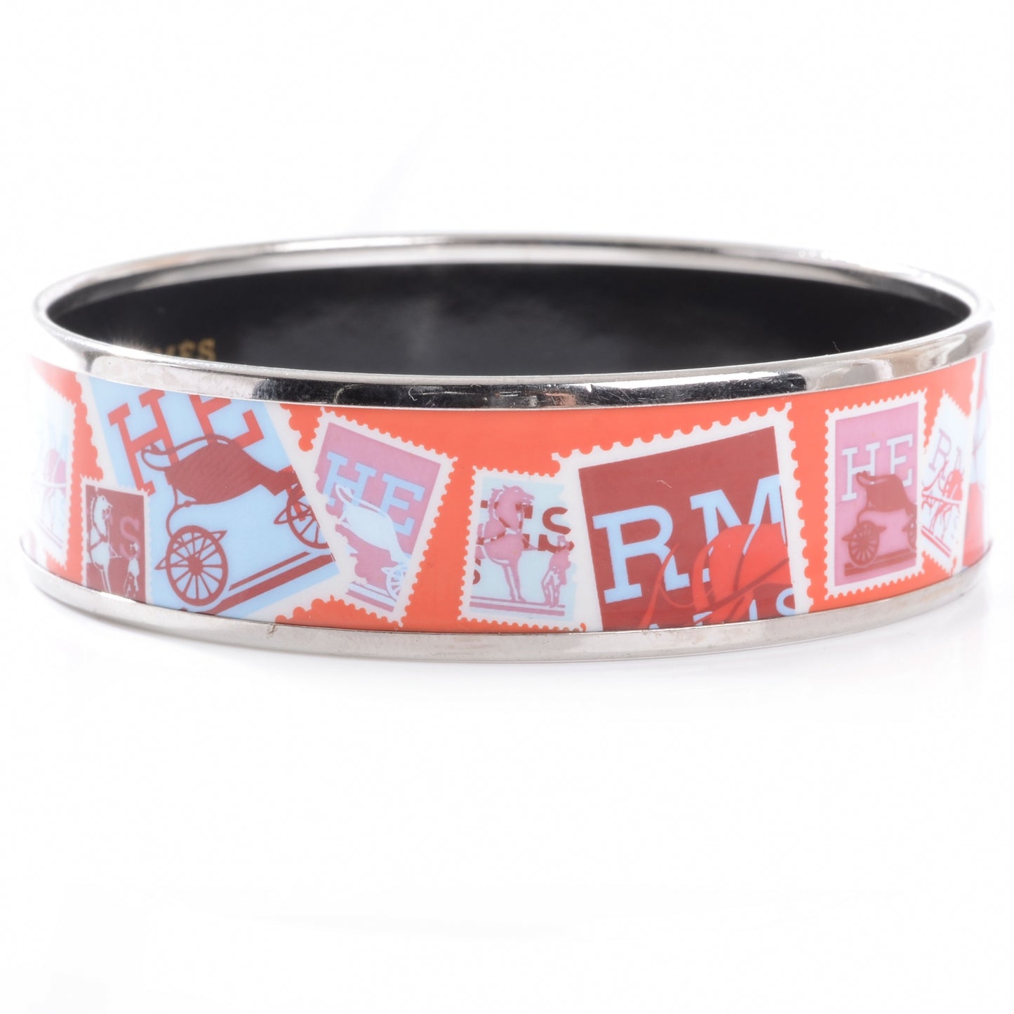 Enamel Wide Stamps Printed Bracelet 70