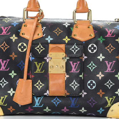 Louis Vuitton Monogram Multicolor Speedy 30 Black 8 of 20