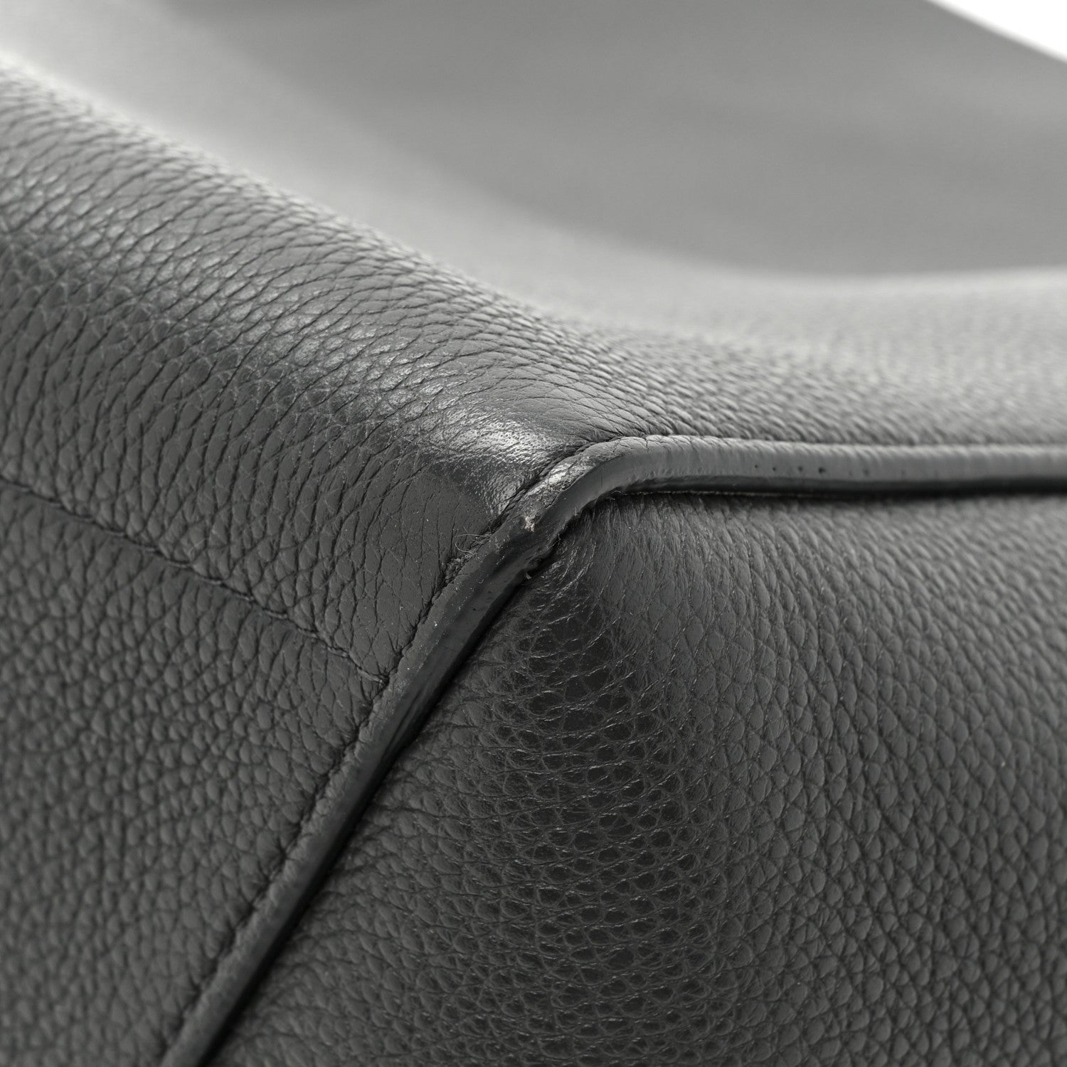 Celine Soft Grained Calfskin Sangle Bucket Bag Anthracite 10 of 12