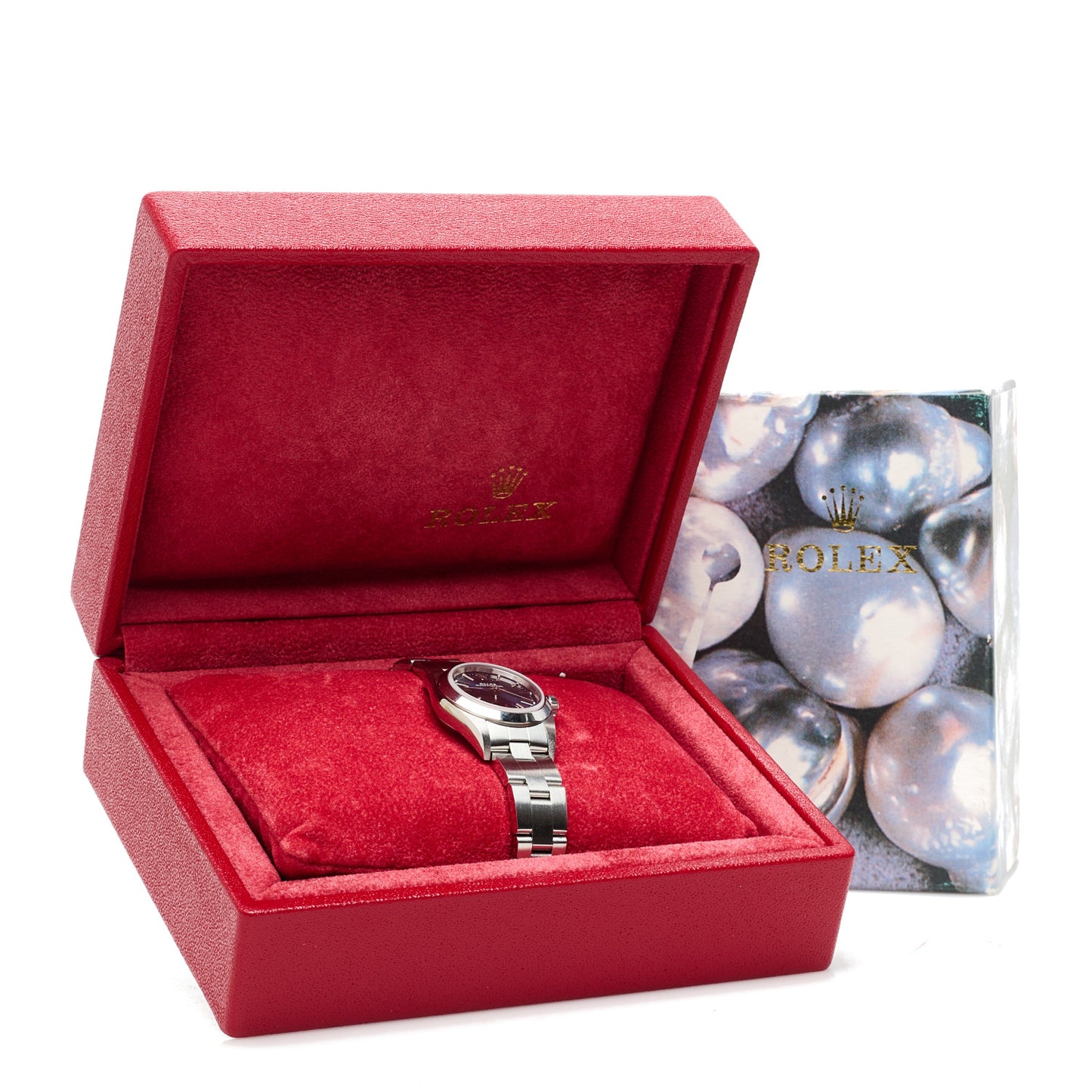 Stainless Steel 24mm Oyster Perpetual Watch Blue 76080