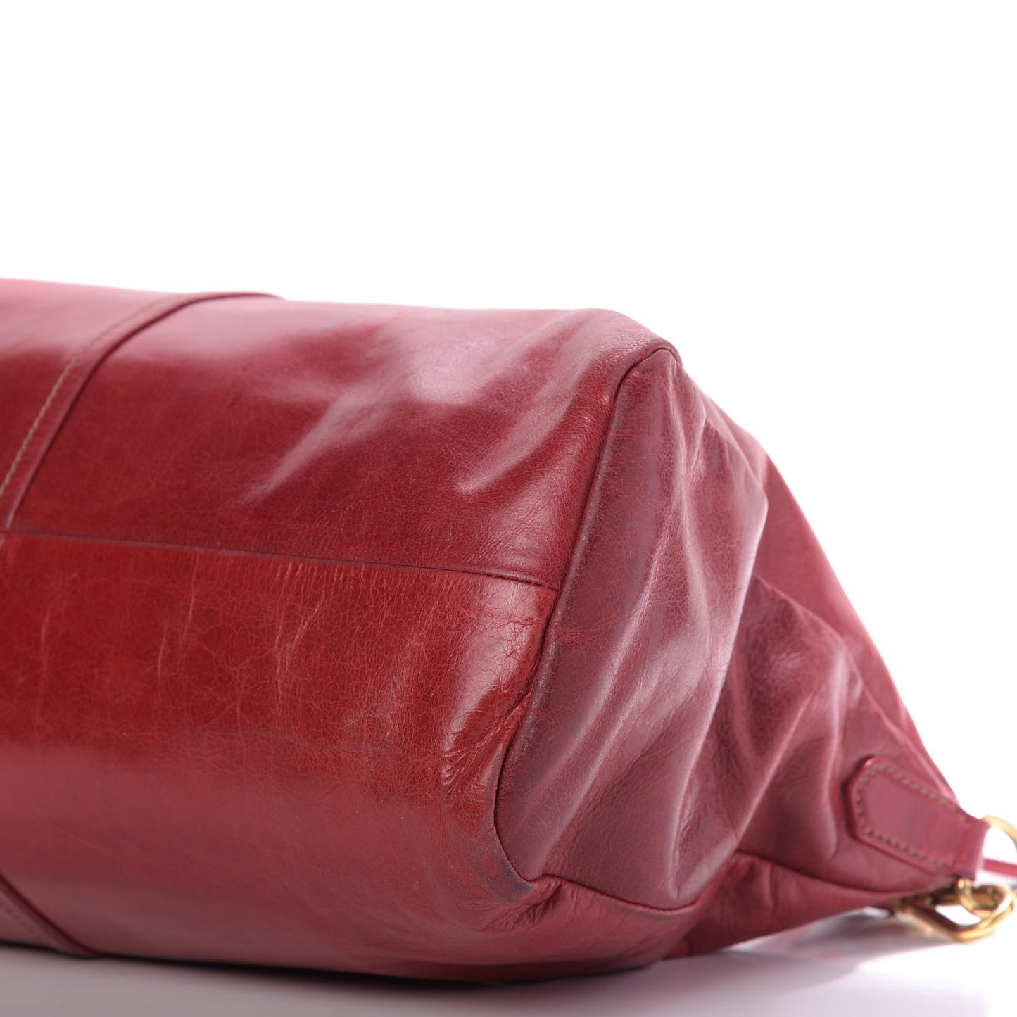 Vitello Shine Bauletto Rosso