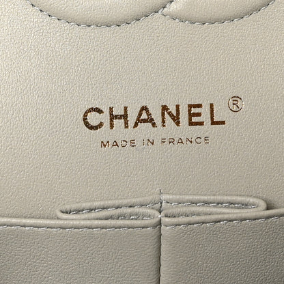 Chanel Caviar Quilted Medium Double Flap Grey 6 of 11