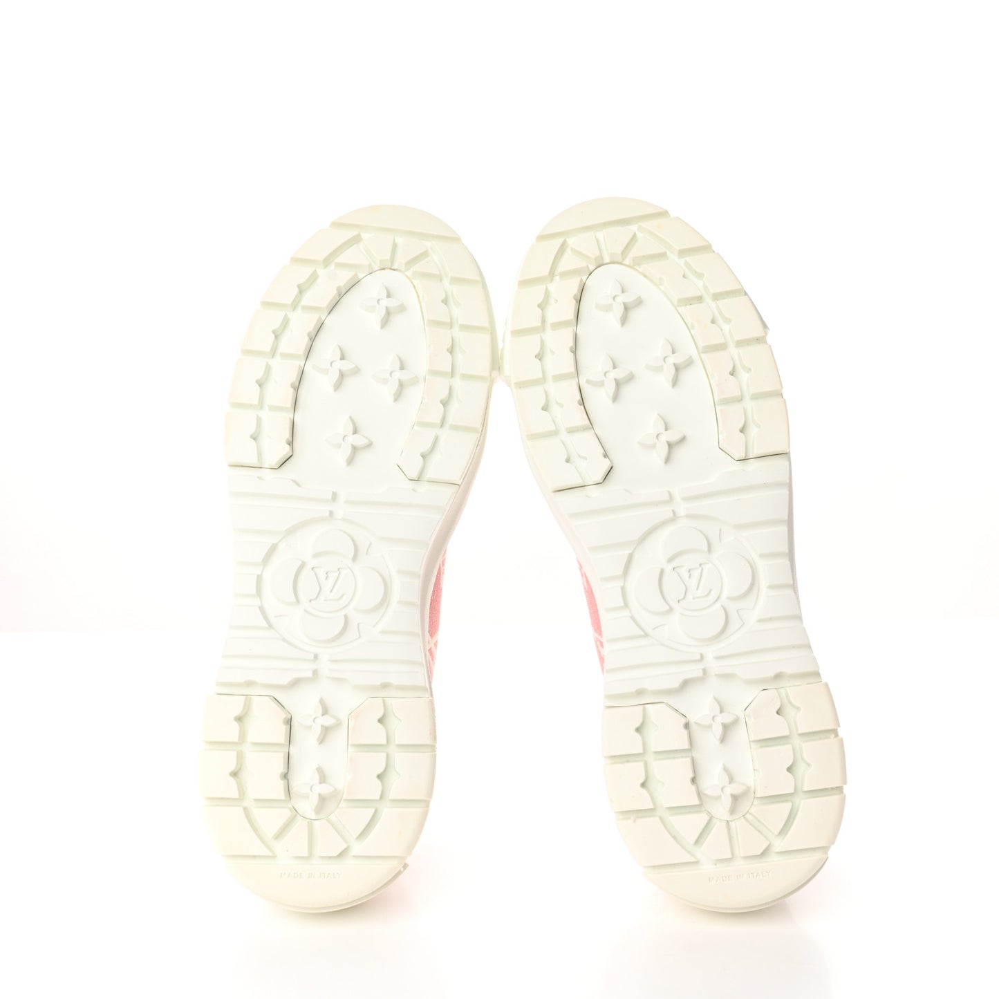 Denim Monogram Squad Sneakers 38.5 Pink