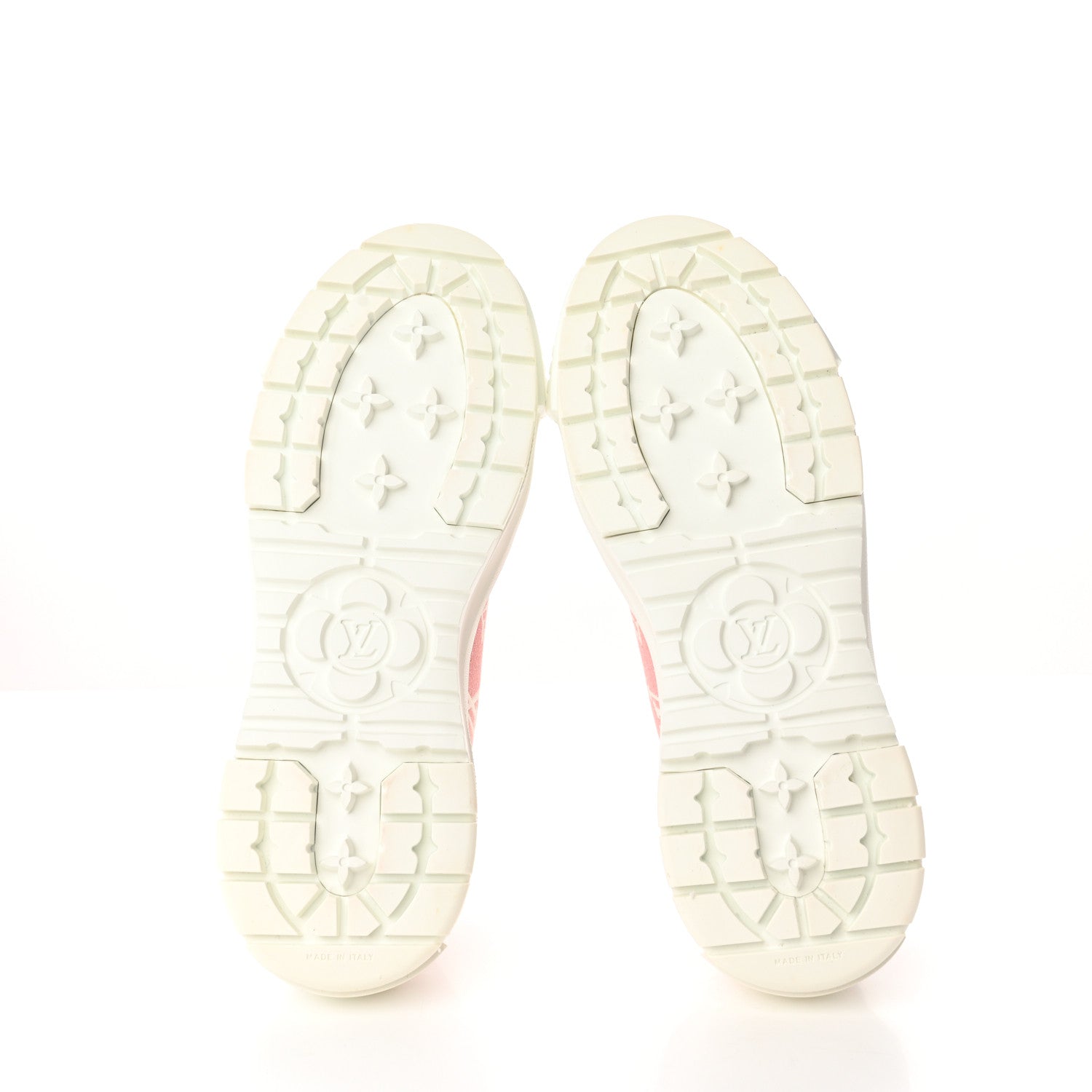 Louis Vuitton Denim Monogram Squad Sneakers 38.5 Pink 5 of 15