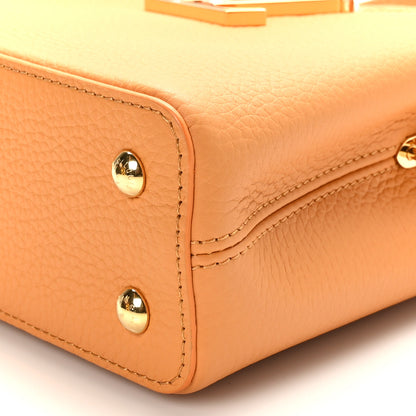 Louis Vuitton Taurillon Mini Capucines Safran Imperial 9 of 9