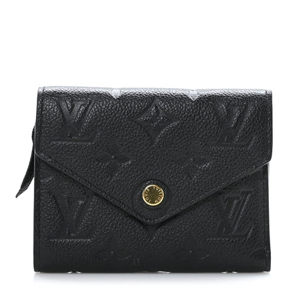 Louis Vuitton Empreinte Victorine Wallet Black 1 of 7