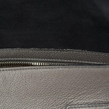 Tom Ford Pebbled Calfskin Large Jennifer Graphite 6 of 9