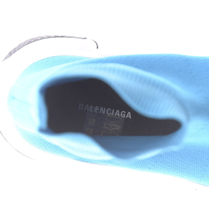 Balenciaga Nylon Knit Womens BB Speed Sneakers 38 Bleu Azur 8 of 10