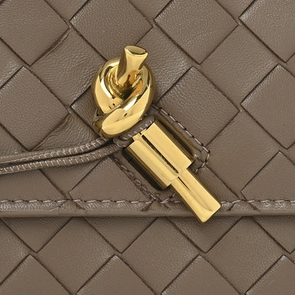 Bottega Veneta Nappa Intrecciato Long Andiamo Top Handle Clutch Pinecone 8 of 11