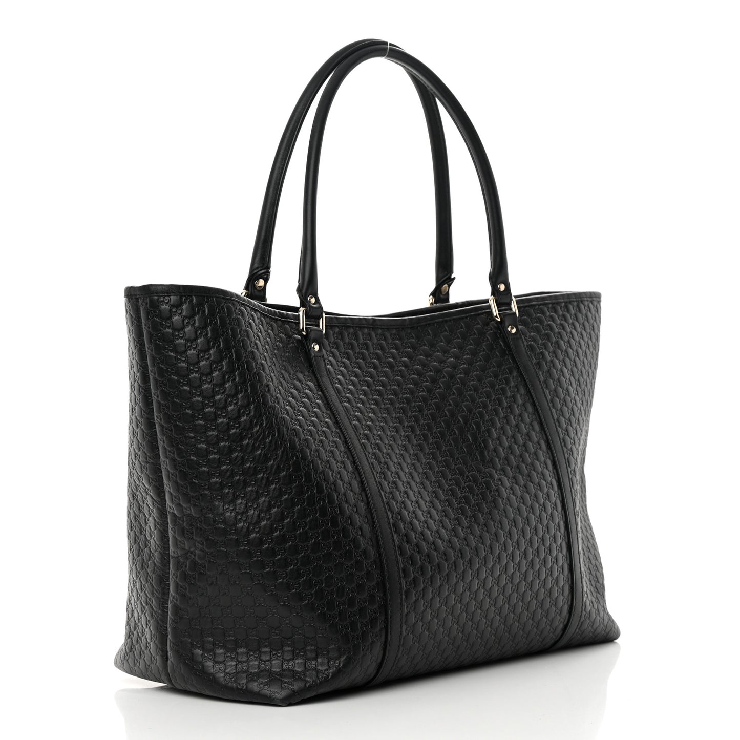 Microguccissima Large Joy Tote Black