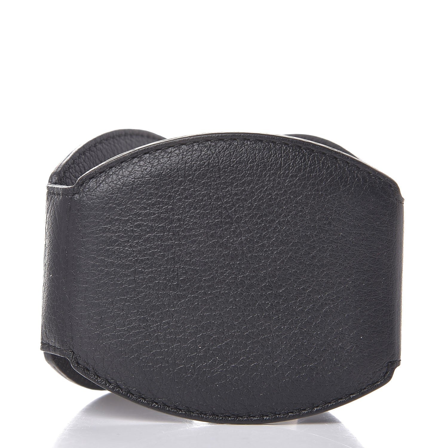 Cartier Stainless Steel Calfskin Roadster Quartz Travel Alarm Clock Black 4 of 7