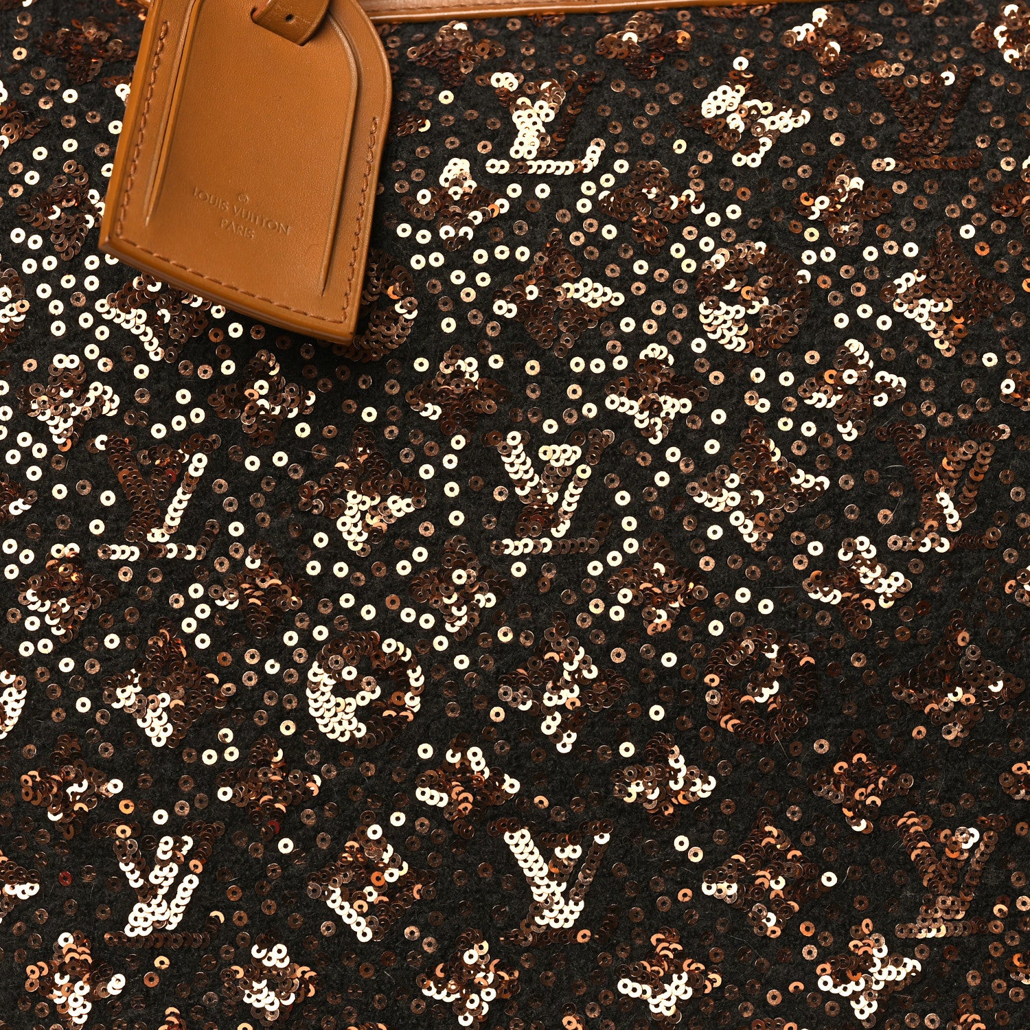 Louis Vuitton Sequin Monogram Sunshine Express North South Gold 7 of 13