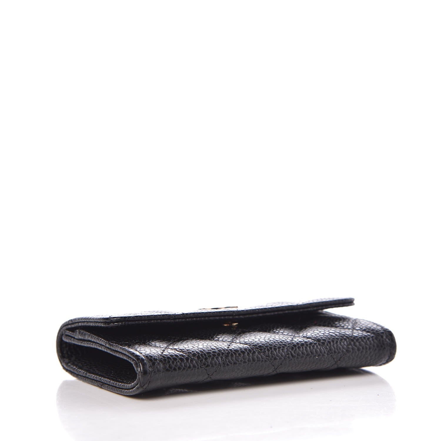 Chanel Caviar Quilted Flap Card Holder Black 4 of 9
