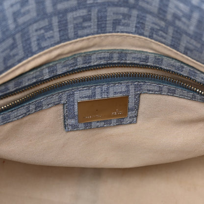 Fendi Zucchino Spalmati Forever Mama Baguette Celeste 6 of 15