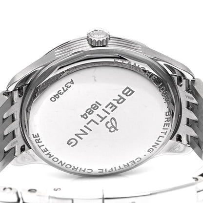 Breitling Stainless Steel 40mm Premier Automatic Watch Blue A37340 4 of 5