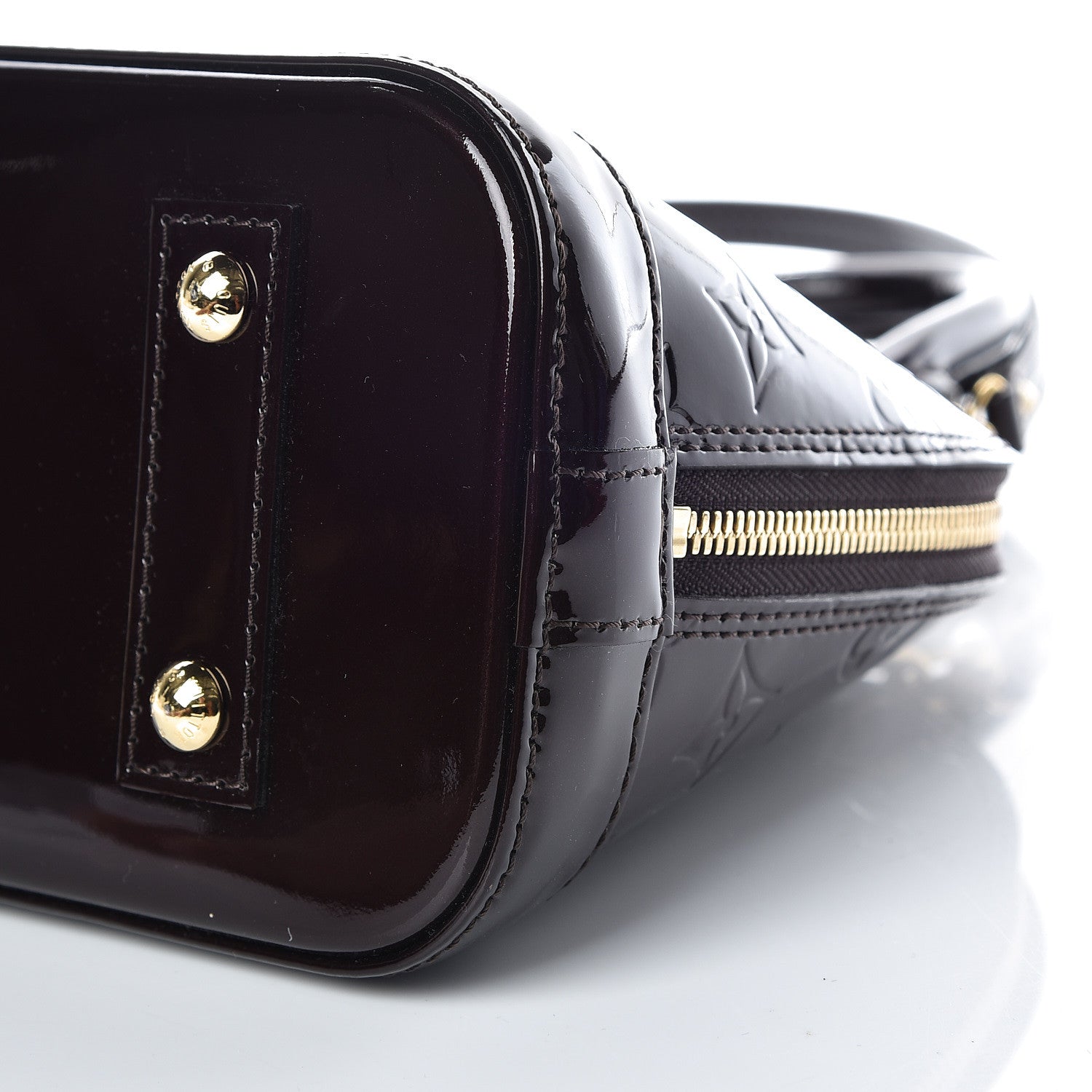 Louis Vuitton Vernis Alma BB Amarante 10 of 11