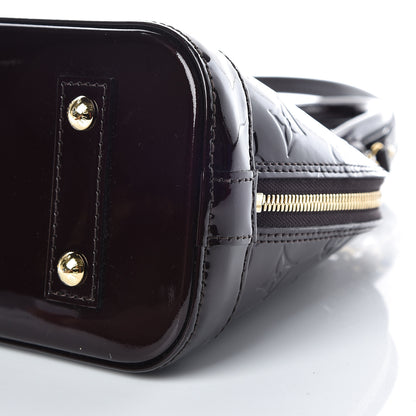 Louis Vuitton Vernis Alma BB Amarante 10 of 11